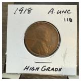 1918 WHEAT PENNY CENT BETTER GRADE