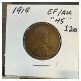 1919 WHEAT PENNY CENT