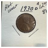 1930-D WHEAT PENNY CENT BETTER