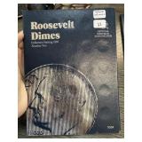 ROOSEVELT DIME ALBUM 76 DIFF W UNCS