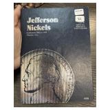 JEFFERSON NICKELS COIN ALBUM 1964 DIFFERENT