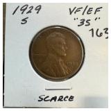 1929-S WHEAT PENNY CENT SCARCE