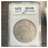1904 MORGAN SILVER DOLLAR BETTER