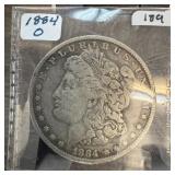 1884-O MORGAN SILVER DOLLAR