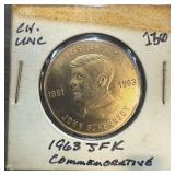 1963 JFK COMMEMORATIVE PRESIDENTIAL TOKEN