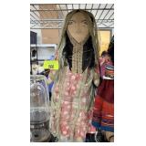 PRIMITIVE INDIAN STOCKINETTE DOLL / FABRIC