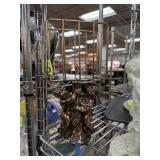 CHERUB THEME SPELTER FIGURAL NAPKIN HOLDER