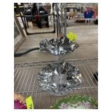 FIGURAL 2 TIER SNACK TRAY SERVER TEA TIME ETC
