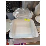 2PC CORNING WARE BAKING DISH