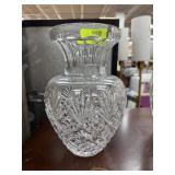 LARGE CRYSTAL VASE