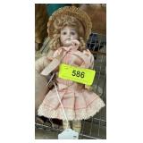 ANTIQUE BISQUE GERMAN PORCELAIN DOLL