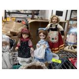 LOT OF MIXED VTG DOLLS MADAME ALEXANDER EFFANBEE