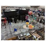 VERY LARGE LOT OF MIXED GLASSES / STEMWARE MORE