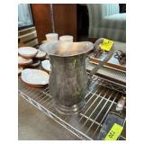 VINTAGE HAND MADE INDIAN METAL PITCHER