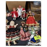 COLLECTION OF VINTAGE DOLLS FOREIGN / ETC