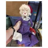 AMY MARTIN DOLL W BROOCH & OTHERS