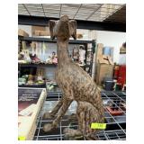 LARGE GREYHOUND DOG SCULPTURE
