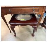 GLASS TOP END TABLE
