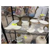 HULL POTTERY BOWLS & CORNUCOPIA VASES