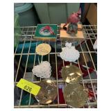 LOT OF MIXED CHRISTMAS ORNAMENTS / HALLMARK ETC