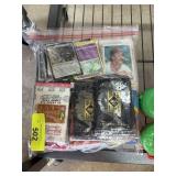 BAG OF MIXED SPORTS CARDS / SEALED PACKS ETC