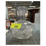 VINTAGE AMERICAN BRILLIANT CUT CRYSTAL CARAFE