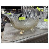 VINTAGE JEANETTE GLASS LOMBARDI FRUIT BOWL