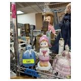 3PC VINTAGE PORCELAIN LAMPS