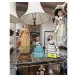 3PC PORCELAIN FIGURINES