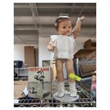 VINTAGE PATSY ANN DOLL IN EXCELLENT COND W BOOK