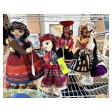 COLLECTION OF FOLK ART / PERUVIAN DOLLS