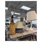 LOT OF LAMPS