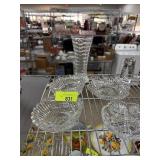 MIXED CRYSTAL GLASS / LOT OLEG CASSINI MORE