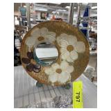 ROUND POTTERY FLORAL VASE
