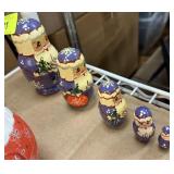 VINTAGE CHRISTMAS RUSSIAN MATRYOSHKA DOLL