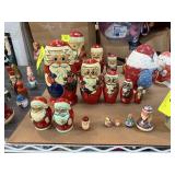 VINTAGE CHRISTMAS RUSSIAN MATRYOSHKA DOLL