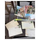 LOT OF MIXED VINTAGE ANTIQUE POSTCARDS