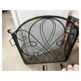 IRON FIREPLE SCREEN