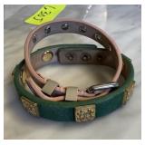 2PC RUSTIC CUFF BRACELETS