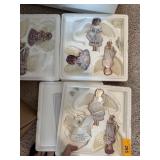 3 BOXES BRADFORD EXCHANGE CHRISTMAS ORNAMENTS