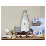 SEWING MACHINE / IRONING BOARDS ETC