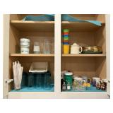 CONTENTS OF CABINET MIXED KITCHEN / MUGS ETC