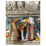 CONTENTS OF DRAWERS KITCHEN PICTURED