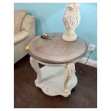 2PC MATCHED ROUND LAMP TABLES