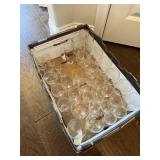 LARGE BOX OF MIXED GLASSWARE