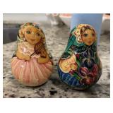 2 pc RUSSIAN MATRYOSHKA DOLL BELLS
