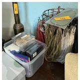 LOT OF NECKLACES / JEWELRY MAKING & STAND