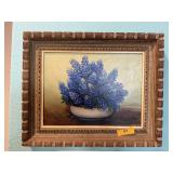 OIL ON CANVAS PAINTING ROBERT DE LEON LISTED