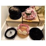 COLLECTION OF VINTAGE HATS