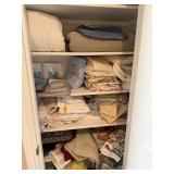 ENTIRE CNTENTS OF LINEN CLOSET